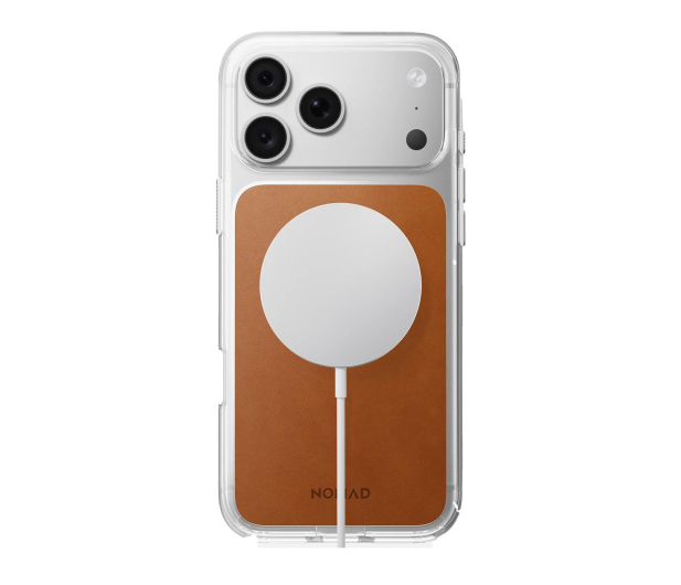 Nomad Clear Leather Case do iPhone 18 Pro / 17 Pro MagSafe (saddle - 1586595 - zdjęcie 3