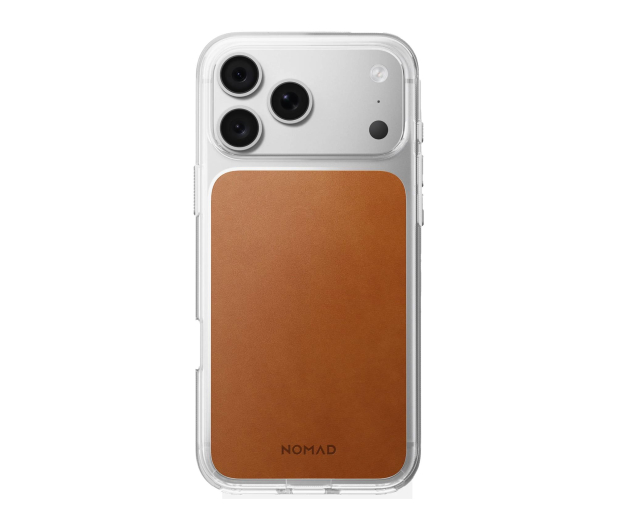 Nomad Clear Leather Case do iPhone 18 Pro / 17 Pro MagSafe (saddle - 1586595 - zdjęcie