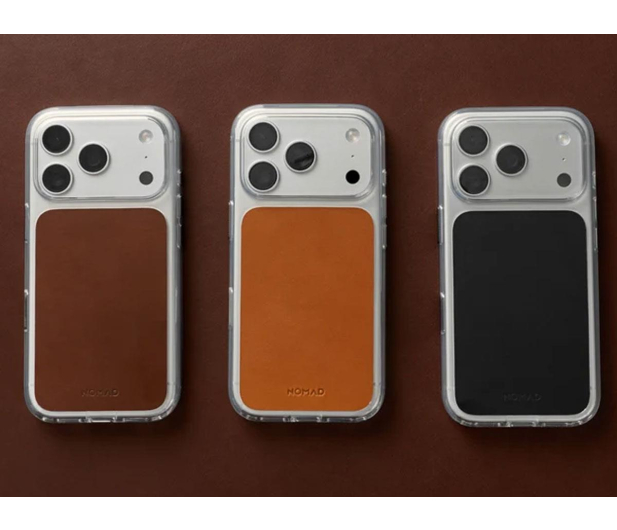 Nomad Clear Leather Case do iPhone 18 Pro / 17 Pro MagSafe (saddle - 1586595 - zdjęcie 9