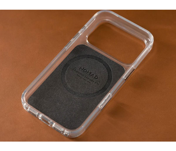 Nomad Clear Leather Case do iPhone 18 Pro / 17 Pro MagSafe (saddle - 1586595 - zdjęcie 10