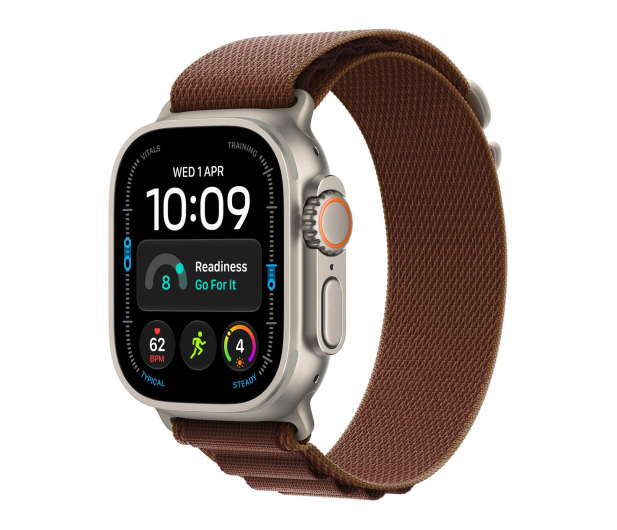 Apple 49mm Burgundy Alpine Loop - Small - Natural Titanium Finish - 1594213 - zdjęcie 2