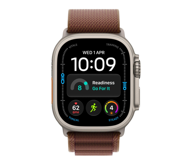 Apple 49mm Burgundy Alpine Loop - Small - Natural Titanium Finish - 1594213 - zdjęcie 3