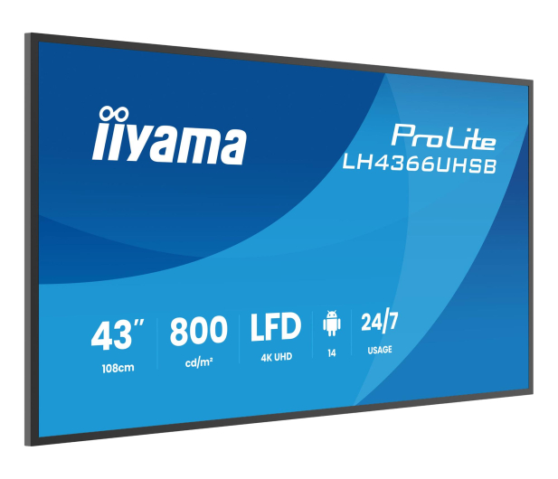 iiyama ProLite LH4366UHSB-B1AG - 1589834 - zdjęcie 3