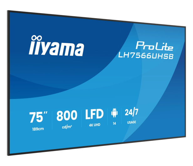 iiyama ProLite LH7566UHSB-B1AG - 1589838 - zdjęcie 3