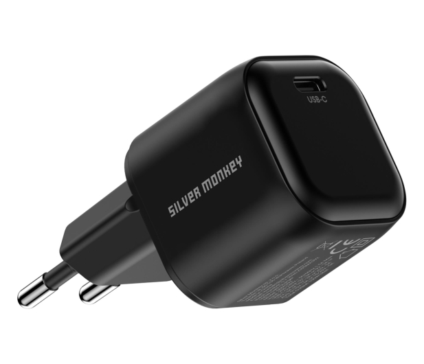 Silver Monkey Ładowarka GaN Smart Uno 100W Czarna - 1572478 - zdjęcie 3