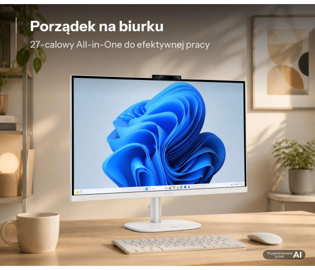 HP OmniStudio AIO 27 Ryzen 5-40/16GB/512/Win11 120Hz Biały - 1594738 - zdjęcie 8