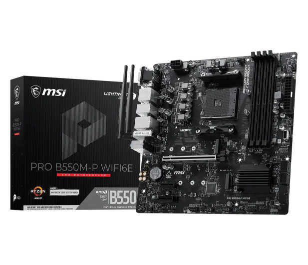 MSI PRO B550M-P WIFI6E - 1592948 - zdjęcie