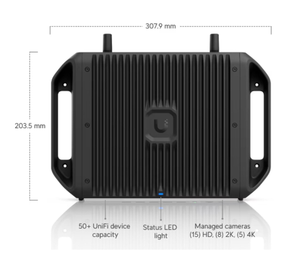 Ubiquiti UCG-Industrial (270W) Kontroler 10 GbE UniFi Cloud Gateway - 1573930 - zdjęcie 3
