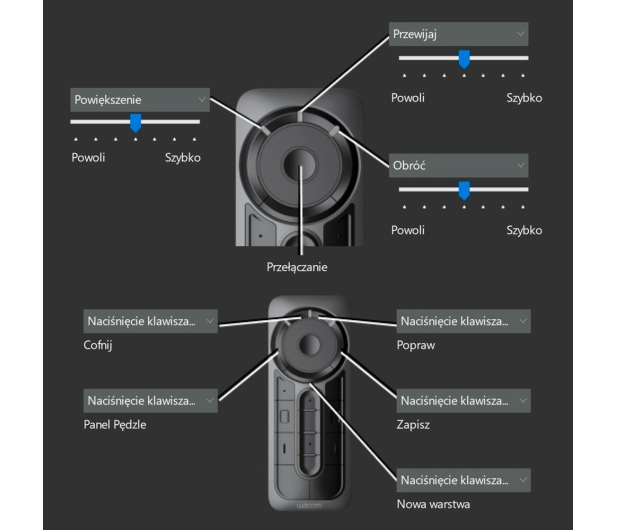 Wacom Programowalny pilot skrótów - 1583365 - zdjęcie 2