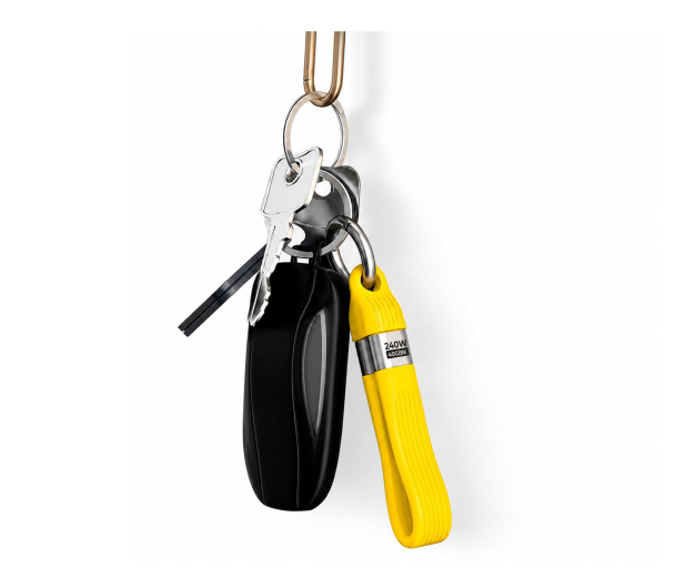 Mobile Origin Keychain Cable 40Gbps 8K USB-C CB17 240W Yellow - 1590339 - zdjęcie 4
