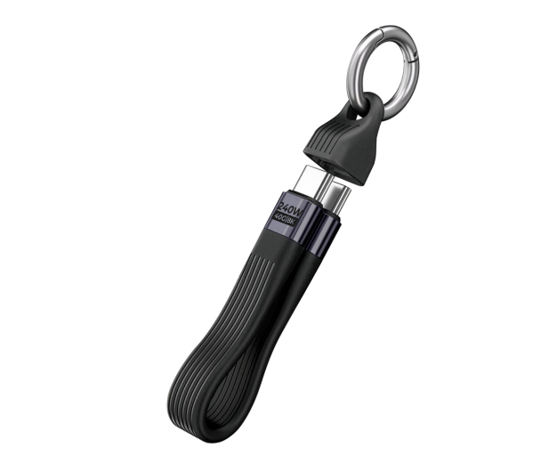 Mobile Origin Keychain Cable 40Gbps 8K USB-C CB17 240W Black - 1590337 - zdjęcie