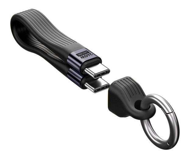 Mobile Origin Keychain Cable 40Gbps 8K USB-C CB17 240W Black - 1590337 - zdjęcie 2
