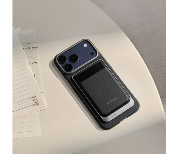 PITAKA MagMod Card Sleeve & Charger Set Black Grey Plaud Note - 1594123 - zdjęcie 4