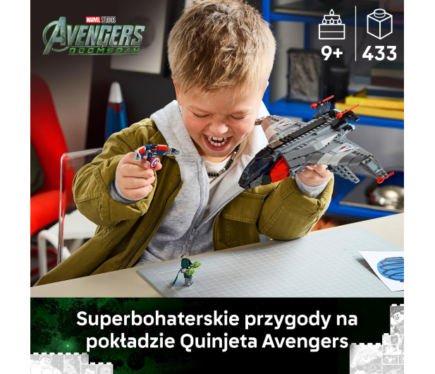 LEGO 76347 MARVEL Avengers: Doomsday Quinjet - 1596302 - zdjęcie 5