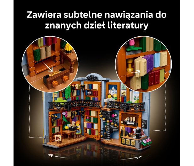 LEGO 11379 ICONS Book nook: Księgarnia - 1596300 - zdjęcie 8