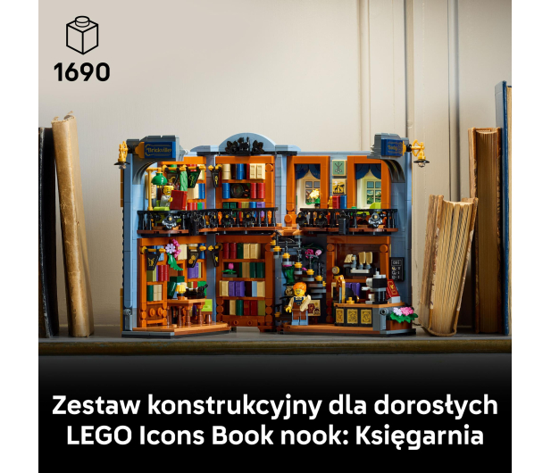 LEGO 11379 ICONS Book nook: Księgarnia - 1596300 - zdjęcie 4