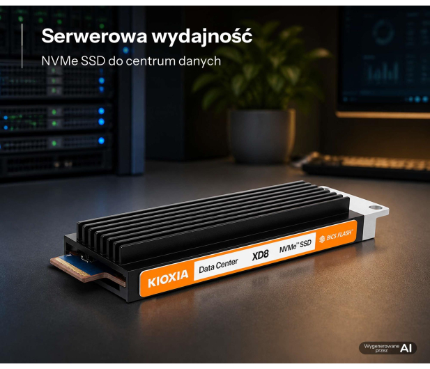 KIOXIA 3,84TB EDSFF E1.S PCIe Gen5 XD8 - 1597306 - zdjęcie 3