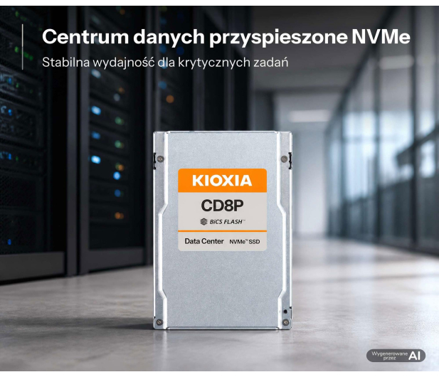 KIOXIA 15,36TB U.2 PCIe Gen5 CD8P-R - 1597250 - zdjęcie 2