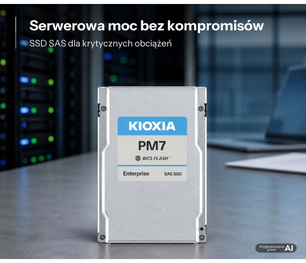 KIOXIA 1,6TB 2,5" SAS 24Gb/s PM7-V - 1597295 - zdjęcie 2