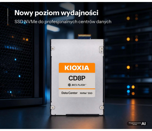 KIOXIA 12,8TB E3.S PCIe Gen5 CD8P-V - 1597258 - zdjęcie 2