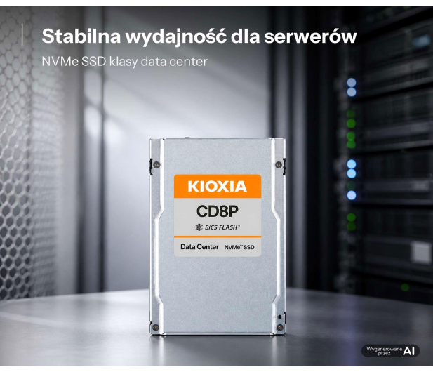 KIOXIA 12,8TB U.2 PCIe Gen5 CD8P-V - 1597259 - zdjęcie 2