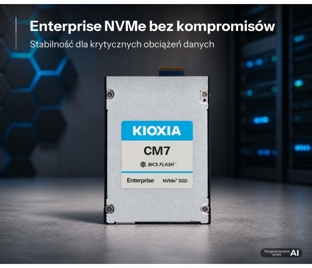 KIOXIA 6,4TB E3.S PCIe Gen5 CM7-V - 1597291 - zdjęcie 2