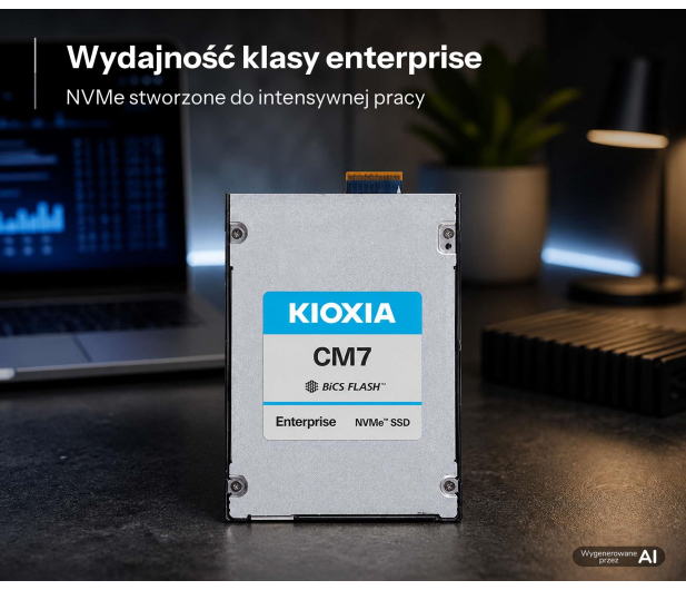KIOXIA 1,92TB E3.S PCIe Gen5 CM7-R - 1597278 - zdjęcie 2