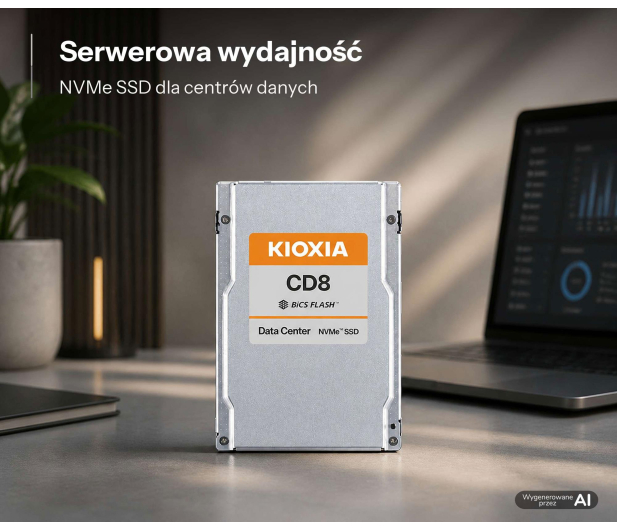 KIOXIA 1,92TB U.2 PCIe Gen4 CD8-R - 1597267 - zdjęcie 2