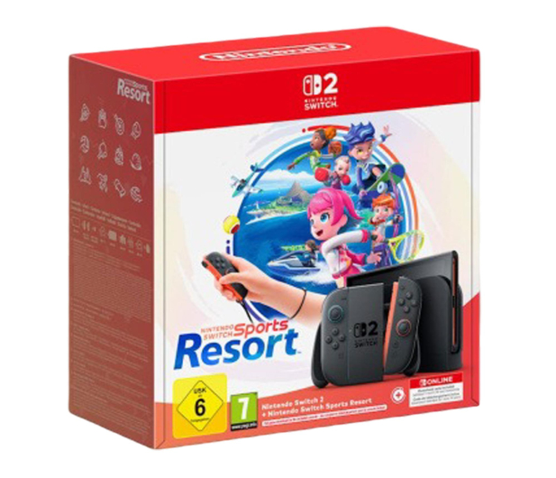 Nintendo Switch 2 Black + Switch Sports Resort + NSO 3M - 1593805 - zdjęcie