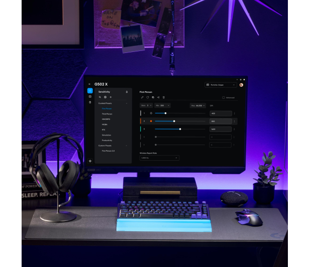 Logitech G502 X PLUS lilac - 1598651 - zdjęcie 17
