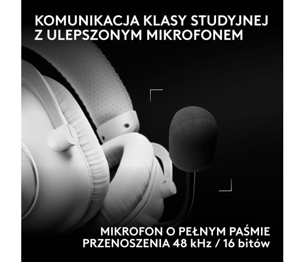 Logitech G PRO X3 Lightspeed biały - 1598605 - zdjęcie 3