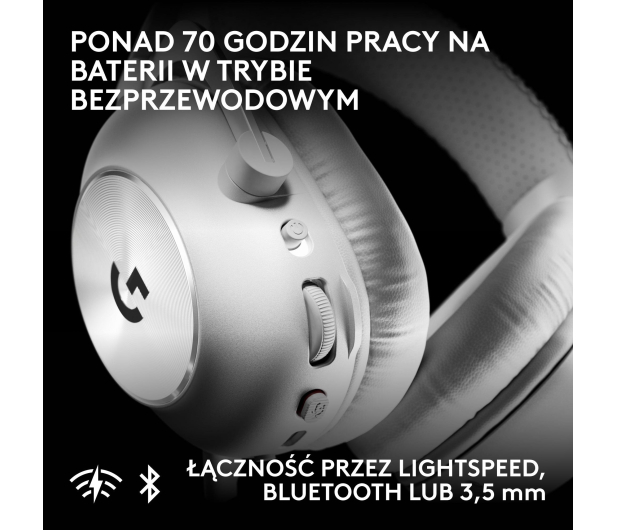 Logitech G PRO X3 Lightspeed biały - 1598605 - zdjęcie 5