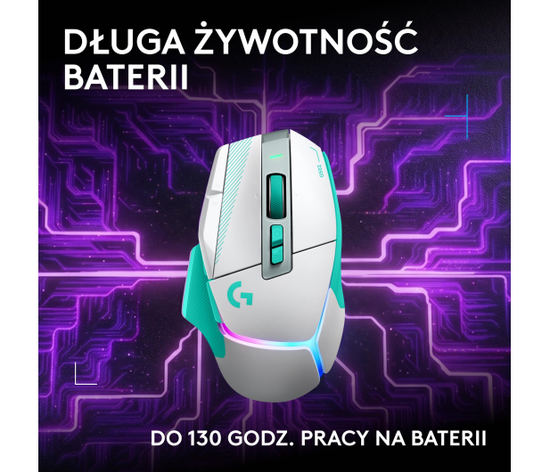 Logitech G502 X PLUS miętowy - 1598607 - zdjęcie 8