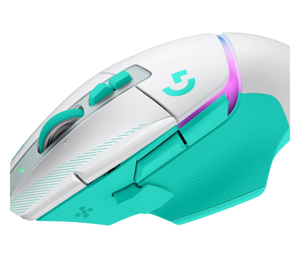 Logitech G502 X PLUS miętowy - 1598607 - zdjęcie 3