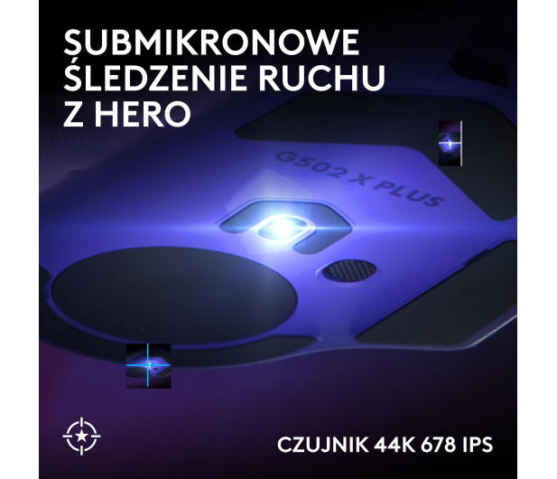 Logitech G502 X PLUS lilac - 1598651 - zdjęcie 4