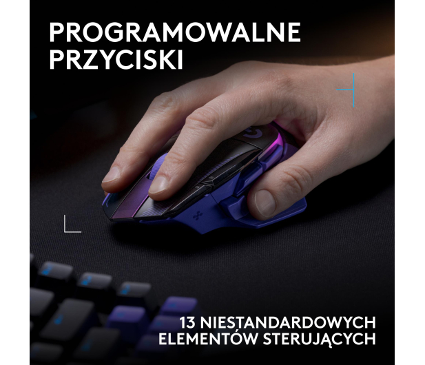 Logitech G502 X PLUS lilac - 1598651 - zdjęcie 6