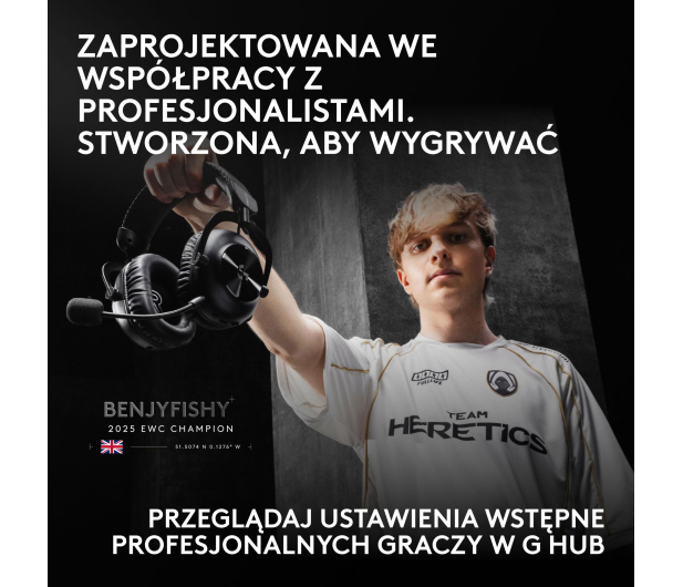 Logitech G PRO X3 Lightspeed czarny - 1598634 - zdjęcie 7