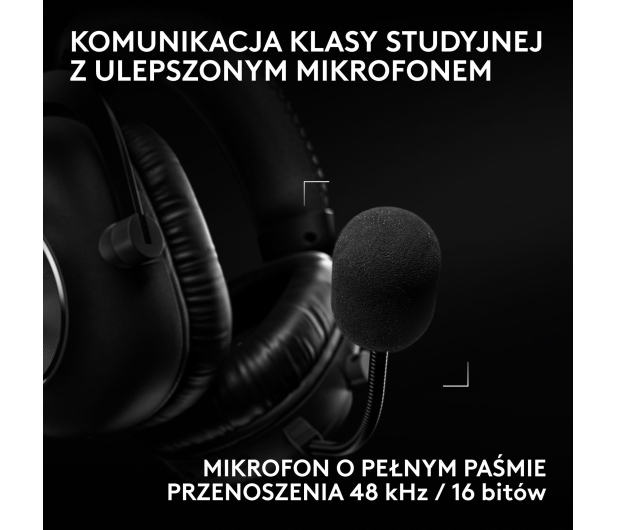 Logitech G PRO X3 Lightspeed czarny - 1598634 - zdjęcie 3