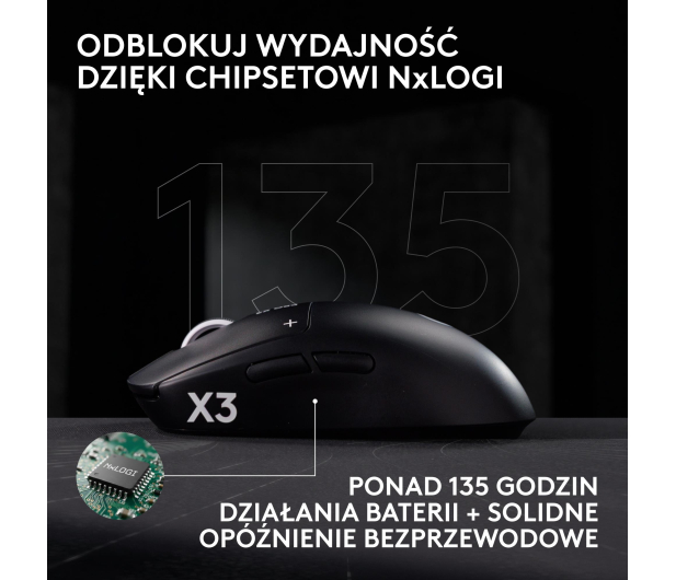 Logitech G PRO X3 Superstrike różowy - 1598608 - zdjęcie 4