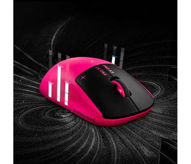 Logitech G PRO X3 Superstrike różowy - 1598608 - zdjęcie 17