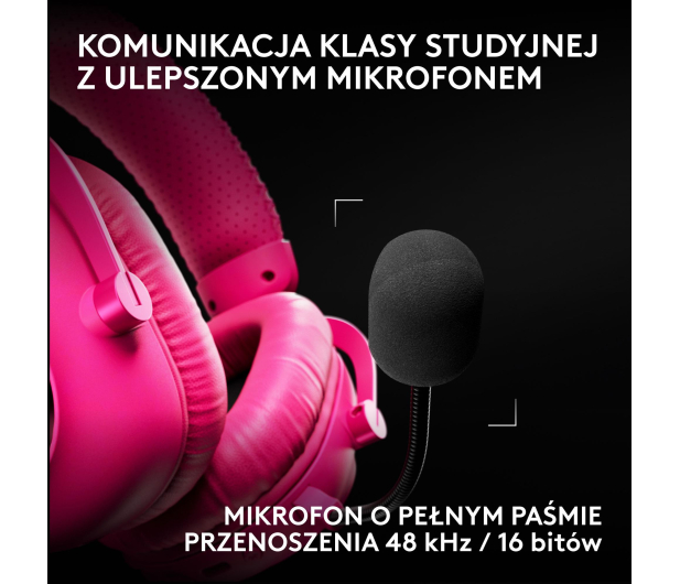 Logitech G PRO X3 Lightspeed magenta - 1598606 - zdjęcie 3