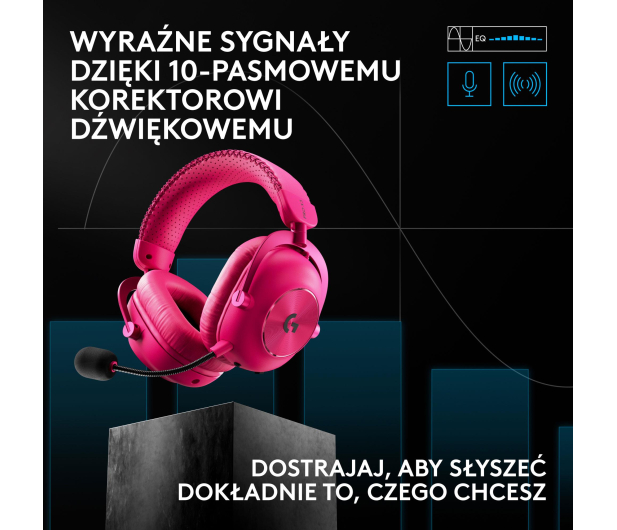Logitech G PRO X3 Lightspeed magenta - 1598606 - zdjęcie 6