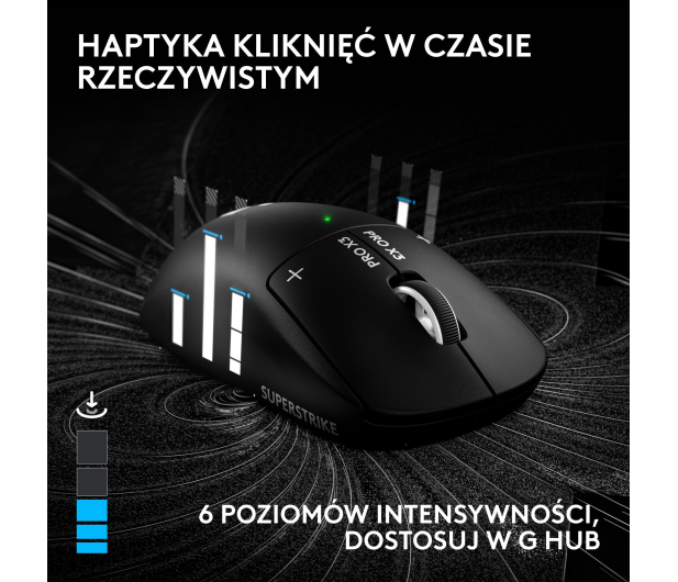 Logitech G PRO X3 Superstrike czarny - 1598610 - zdjęcie 7