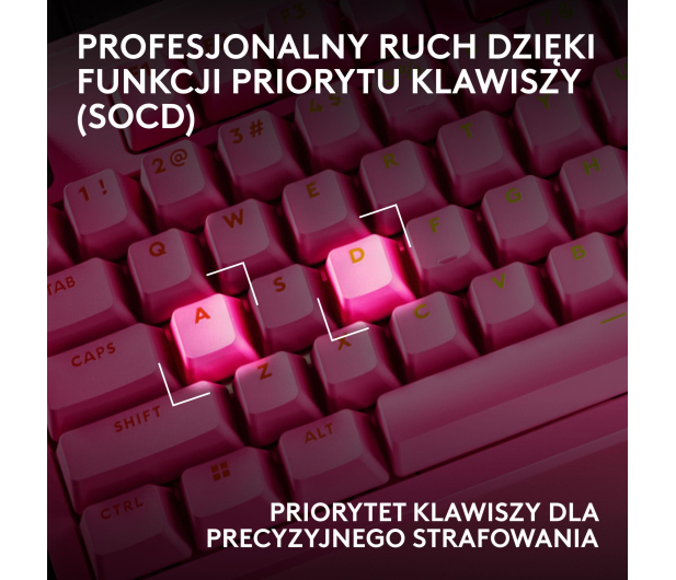 Logitech G PRO X2 TKL Rapid magenta - 1598665 - zdjęcie 7