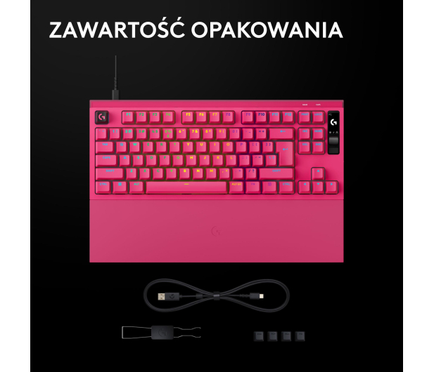 Logitech G PRO X2 TKL Rapid magenta - 1598665 - zdjęcie 10