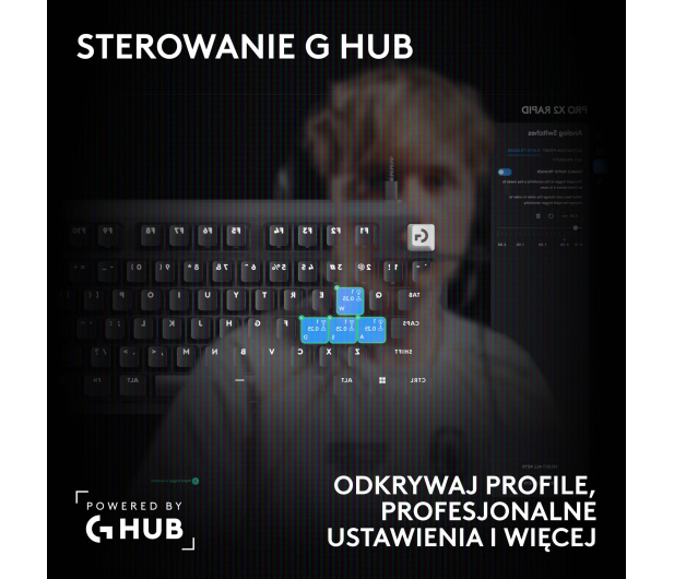 Logitech G PRO X2 TKL Rapid czarny - 1598652 - zdjęcie 9