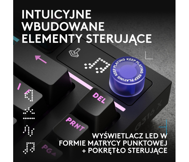 Logitech G316 X 75 czarny - 1598666 - zdjęcie 5
