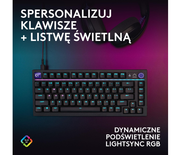 Logitech G316 X 75 czarny - 1598666 - zdjęcie 7