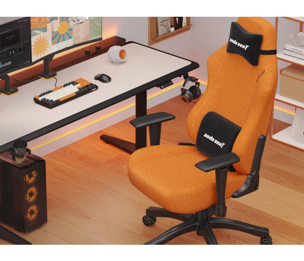 Anda Seat Luna L materiałowy pomarańczowy - 1598039 - zdjęcie 7