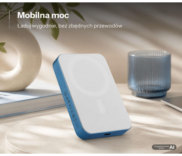 PITAKA PowerBank Qi2 10 000 mAh Lucid Blue - 1590348 - zdjęcie 8